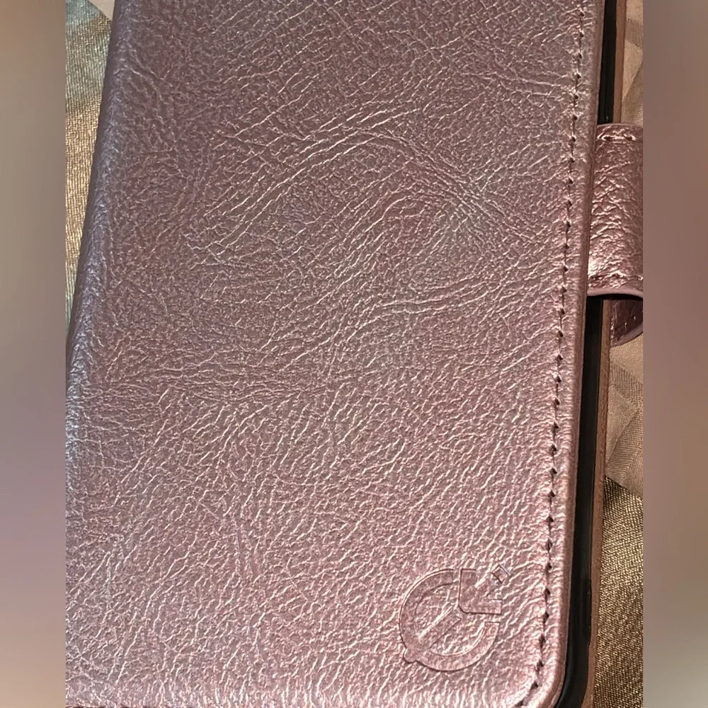 New for iPhone 12/iPhone 12 Pro Wallet Case iPhone 12/iPhone 12 Pro B-Rose Gold